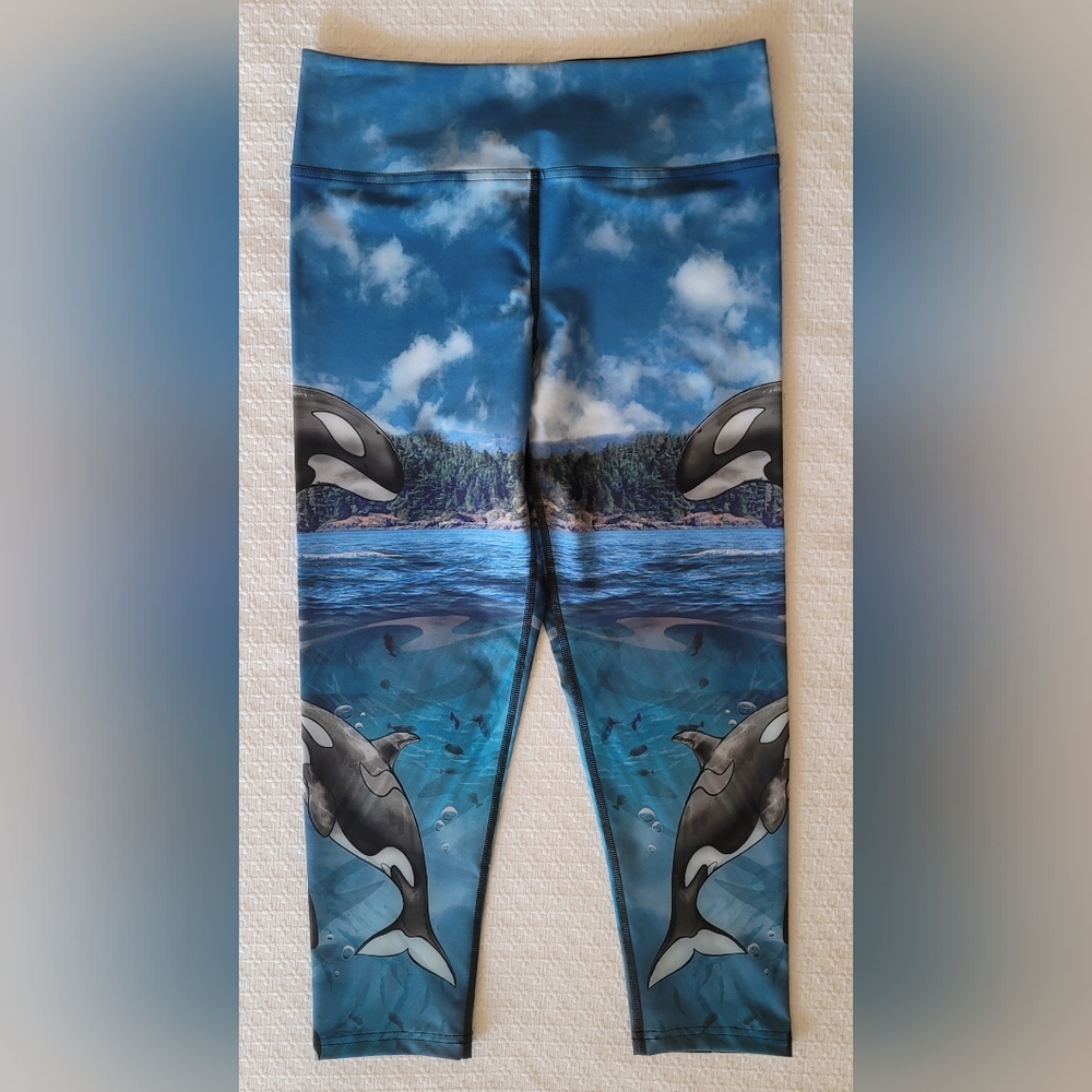 Eagle Rock Werkshop Orca Killer Whale Capri Large EUC